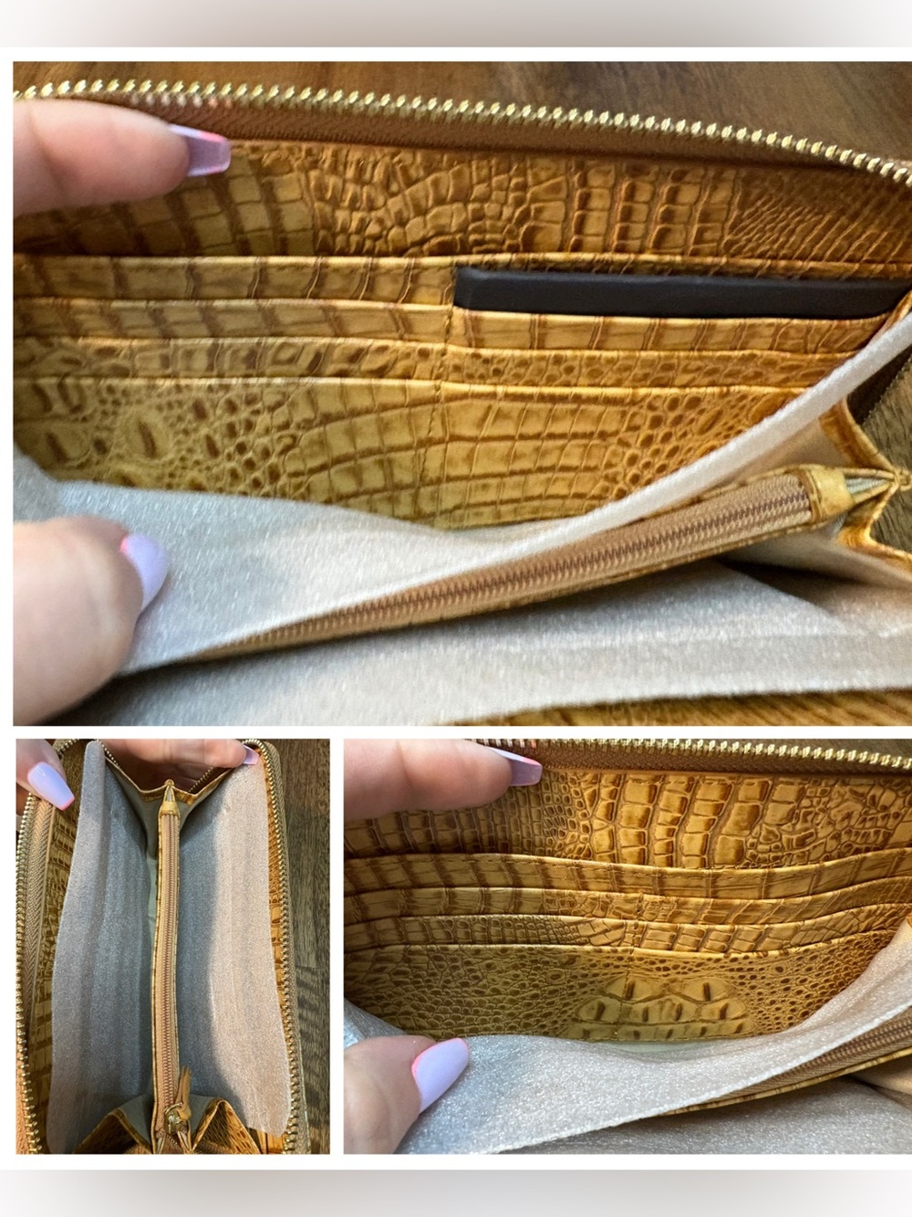 Brahmin NWT Duxbury & Suri - Tan Adrift - Camel Brown - Soft Leather - Picture 10 of 14